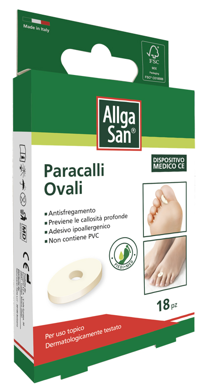 PARACALLI ALLGASAN OVALI LATTICE 18 PEZZI - Farmacia Murachelli Di Putelli dr. Giovanni