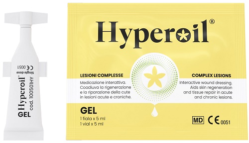 HYPEROIL GEL FIALA 5 ML LESIONI COMPLESSE - Farmacia Murachelli Di Putelli dr. Giovanni