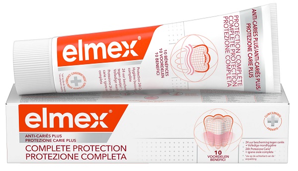 ELMEX DENTIFRICIO CARIES PLUS PROTEZIONE COMPLETA 75 ML - Farmacia Murachelli Di Putelli dr. Giovanni