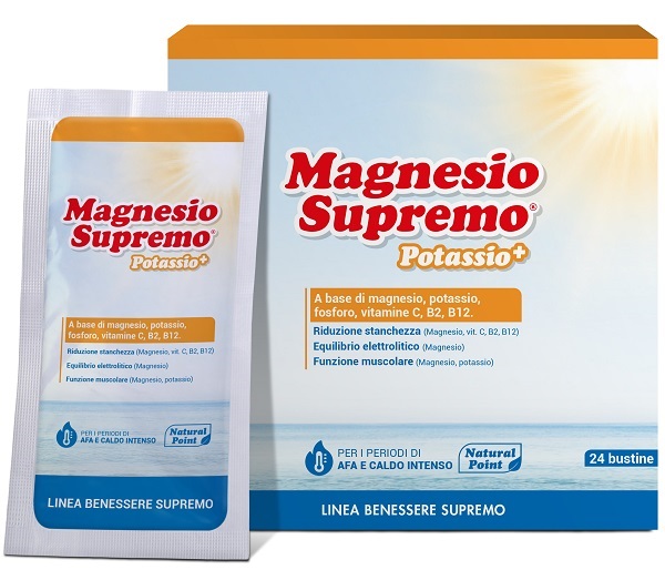 MAGNESIO SUPREMO POTASSIO+ 24 BUSTINE - Farmacia Murachelli Di Putelli dr. Giovanni