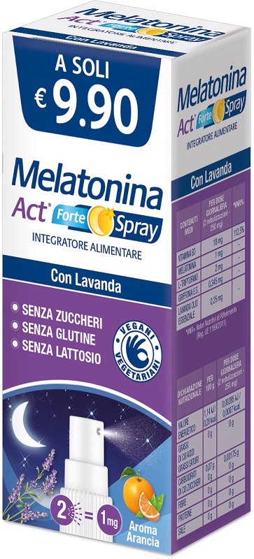 MELATONINA ACT FORTE SPRAY 15 ML - Farmacia Murachelli Di Putelli dr. Giovanni