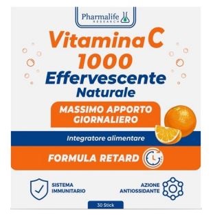 VITAMINA C 1000 EFFERVESCENTE NATURALE 30 STICK - Farmacia Murachelli Di Putelli dr. Giovanni