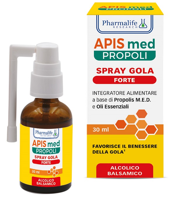 APIS MED PROPOLI SPRAY GOLA FORTE 30 ML - Farmacia Murachelli Di Putelli dr. Giovanni