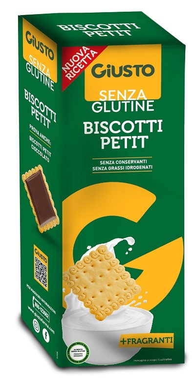 GIUSTO SENZA GLUTINE BISCOTTI PETIT 175 G - Farmacia Murachelli Di Putelli dr. Giovanni