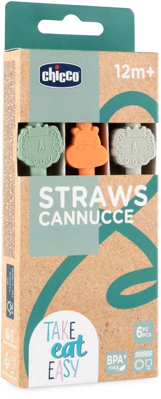 CHICCO CANNUCCE SILICONE 12 MESI+ - Farmacia Murachelli Di Putelli dr. Giovanni