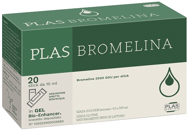 PLAS BROMELINA 20 STICK PACK - Farmacia Murachelli Di Putelli dr. Giovanni