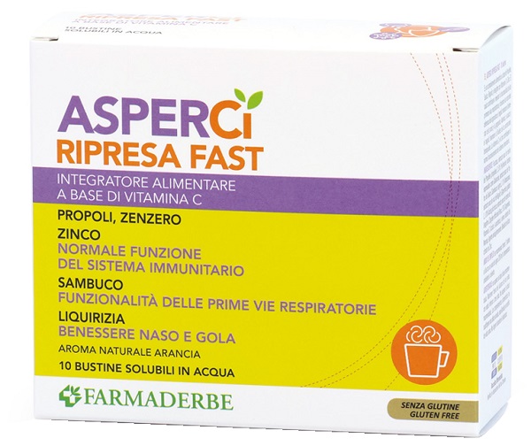 ASPER CI RIPRESA FAST 10 BUSTINE 5 G - Farmacia Murachelli Di Putelli dr. Giovanni
