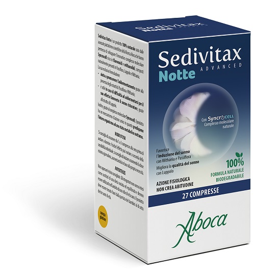 SEDIVITAX NOTTE ADVANCED 27 COMPRESSE - Farmacia Murachelli Di Putelli dr. Giovanni