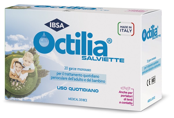 OCTILIA SALVIETTE PERIOCULARI 20 GARZE IN VISCOSA NON STERILI - Farmacia Murachelli Di Putelli dr. Giovanni