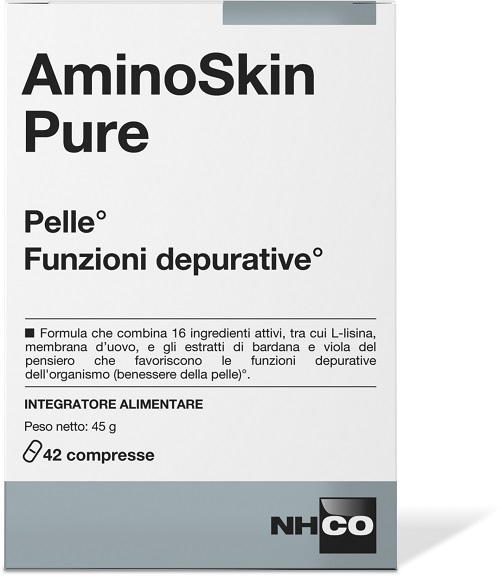 NHCO AMINOSKIN PURE 42 COMPRESSE - Farmacia Murachelli Di Putelli dr. Giovanni