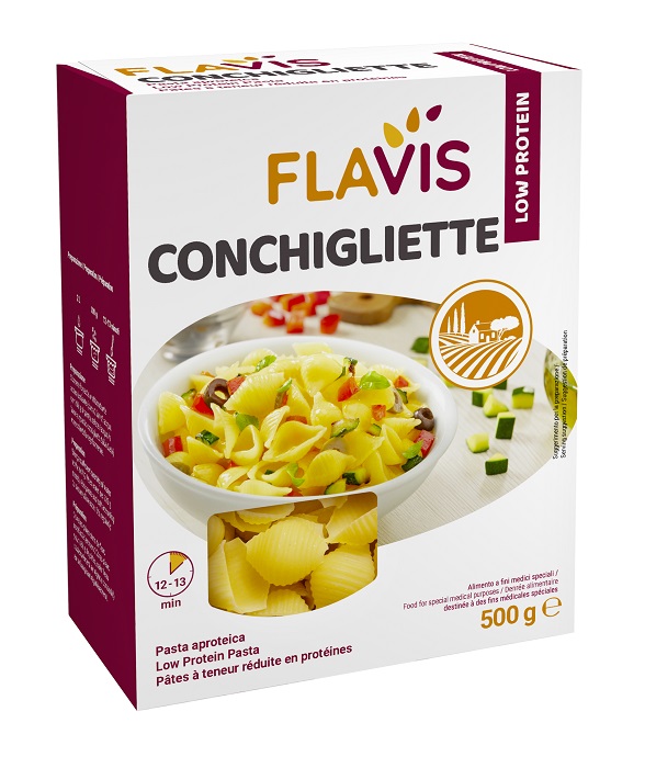 FLAVIS CONCHIGLIETTE APROTEICHE 500 G - Farmacia Murachelli Di Putelli dr. Giovanni