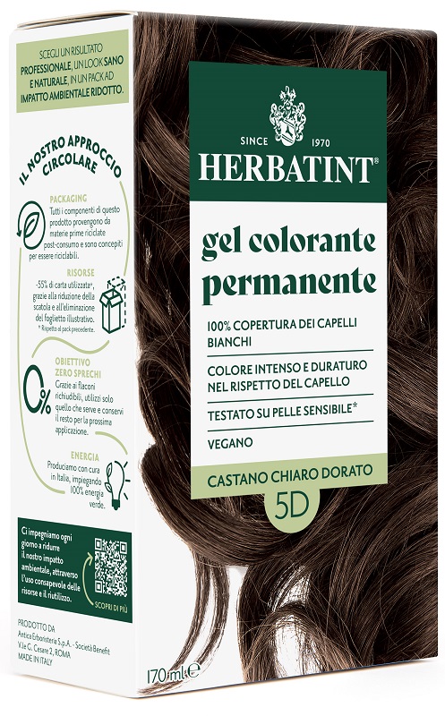 HERBATINT 5D CASTANO CHIARO DORATO 170 ML - Farmacia Murachelli Di Putelli dr. Giovanni