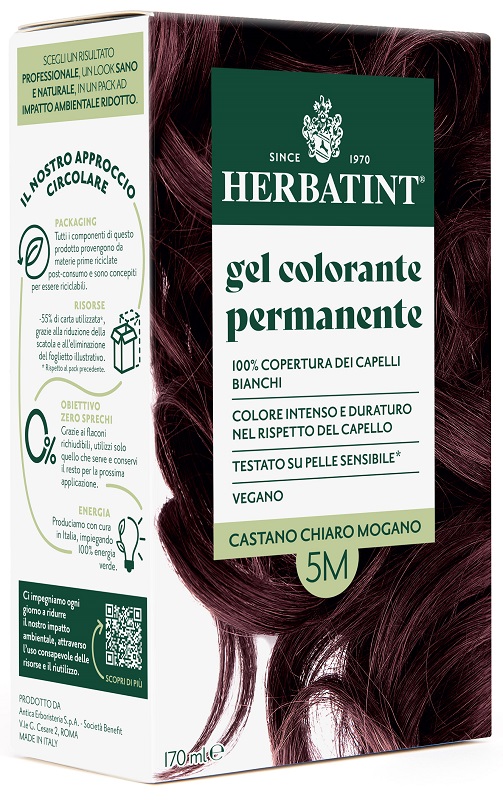 HERBATINT 5M CASTANO CHIARO MOGANO 170 ML - Farmacia Murachelli Di Putelli dr. Giovanni