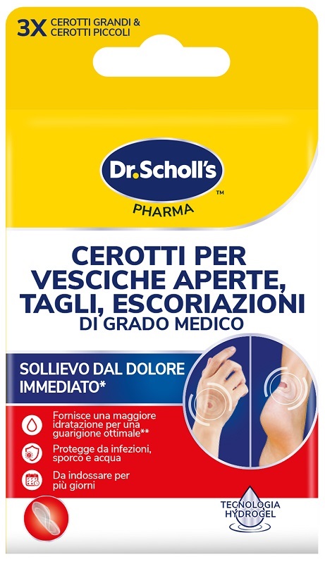 CEROTTI SCHOLL VESCICHE TAGLIE ESCORIAZIONI 6 PEZZI - Farmacia Murachelli Di Putelli dr. Giovanni