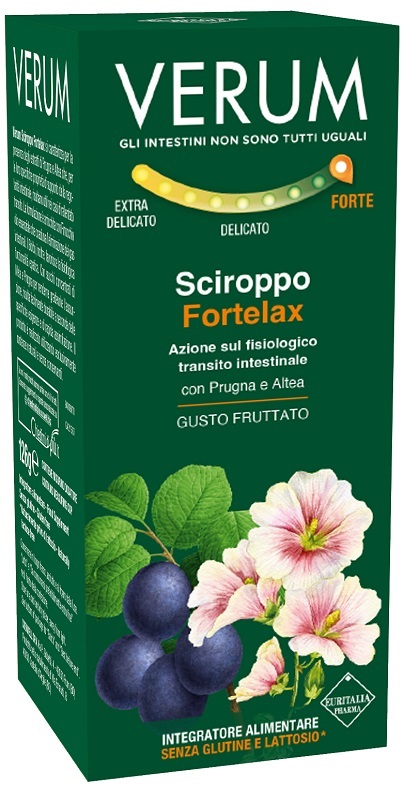 VERUM FORTELAX SCIROPPO FRUTTATO 126 G NEW - Farmacia Murachelli Di Putelli dr. Giovanni