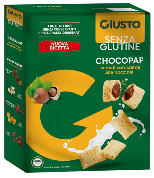 GIUSTO SENZA GLUTINE CHOCOPAF 250 G - Farmacia Murachelli Di Putelli dr. Giovanni