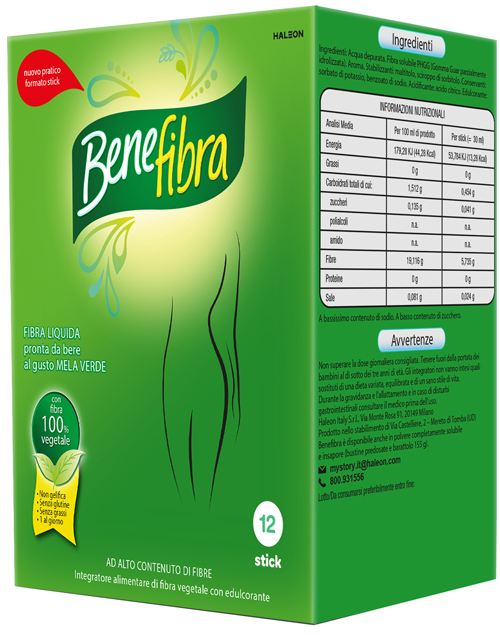 BENEFIBRA LIQUIDA 12 STICK DA 30 ML - Farmacia Murachelli Di Putelli dr. Giovanni