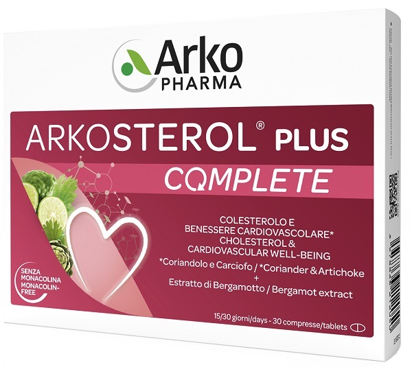 ARKOSTEROL PLUS COMPLETE 30 COMPRESSE - Farmacia Murachelli Di Putelli dr. Giovanni