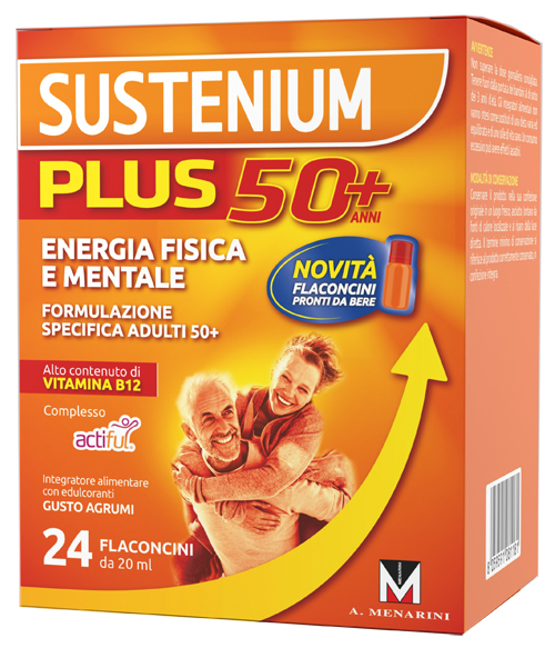 SUSTENIUM PLUS 50+ 24 FLACONCINI - Farmacia Murachelli Di Putelli dr. Giovanni