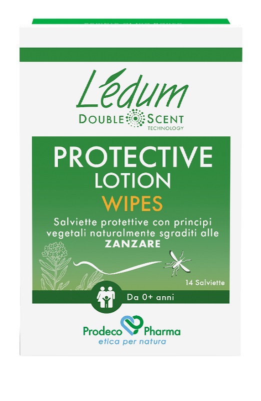 LEDUM DS PROTECTIVE LOTION WIPES 14 PEZZI - Farmacia Murachelli Di Putelli dr. Giovanni