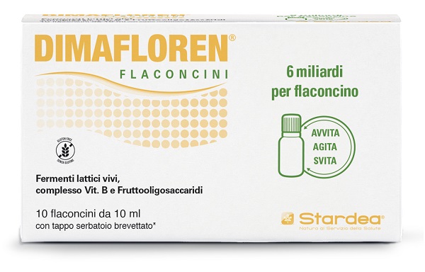 DIMAFLOREN 6 MILIARDI 10 FLACONCINI DA 10 ML SENZA GLUTINE - Farmacia Murachelli Di Putelli dr. Giovanni
