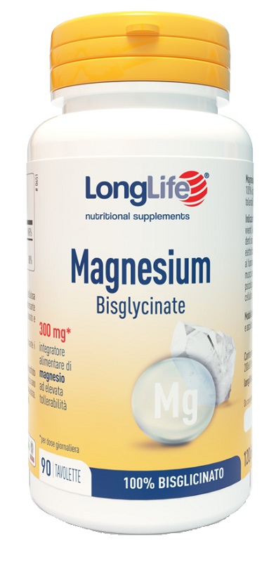 LONGLIFE MAGNESIUM BISGLYCINATE 90 TAVOLETTE SENZA GLUTINE - Farmacia Murachelli Di Putelli dr. Giovanni