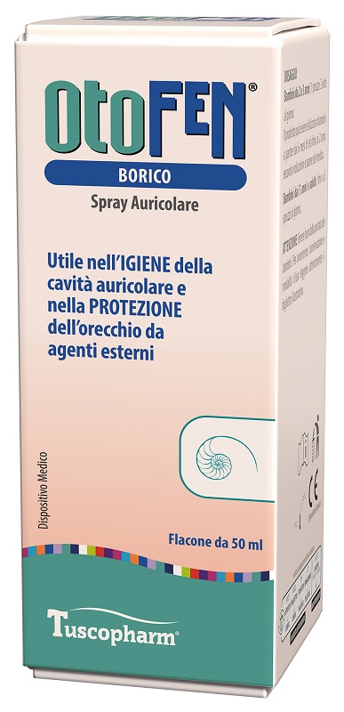 OTOFEN BORICO SPRAY AURICOLARE 50 ML - Farmacia Murachelli Di Putelli dr. Giovanni