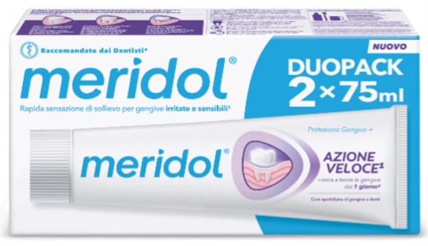 MERIDOL DENTIFRICIO AZIONE VELOCE 75 ML BITUBO - Farmacia Murachelli Di Putelli dr. Giovanni