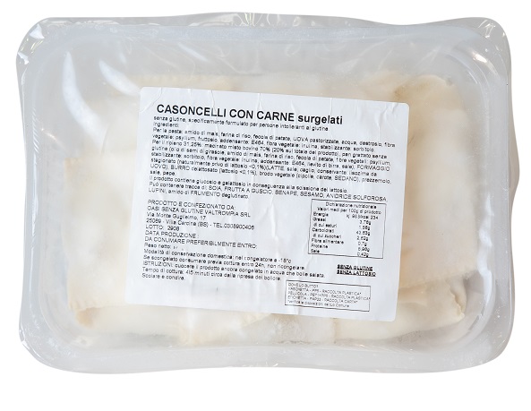 CASONCELLI CON CARNE 250 G SENZA GLUTINE E LATTOSIO - Farmacia Murachelli Di Putelli dr. Giovanni