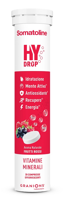 SOMATOLINE HYDROP FRUTTI ROSSI 20 COMPRESSE EFFERVESCENTI - Farmacia Murachelli Di Putelli dr. Giovanni