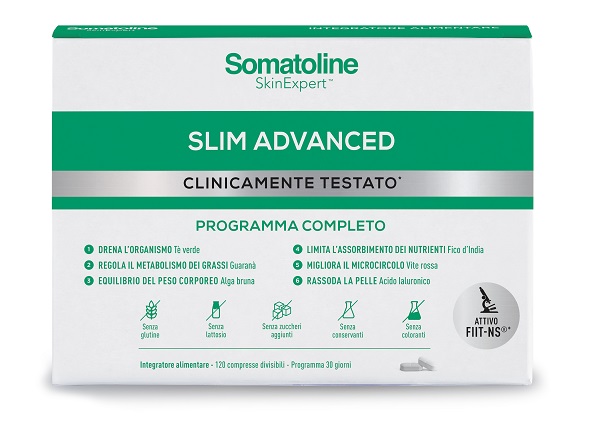 SOMATOLINE SLIM ADVANCED 120 COMPRESSE SENZA GLUTINE SENZA LATTOSIO - Farmacia Murachelli Di Putelli dr. Giovanni