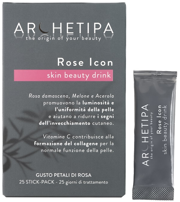ARCHETIPA ROSE ICON SKIN BEAUTY DRINK 25 STICK PACK SENZA GLUTINE SENZA ZUCCHERI - Farmacia Murachelli Di Putelli dr. Giovanni