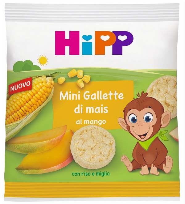 HIPP MINI GALLETTE MAIS MANGO 23 G - Farmacia Murachelli Di Putelli dr. Giovanni