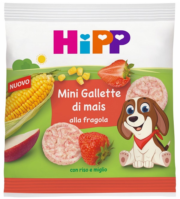 HIPP MINI GALLETTE MAIS FRAGOLA 23 G - Farmacia Murachelli Di Putelli dr. Giovanni