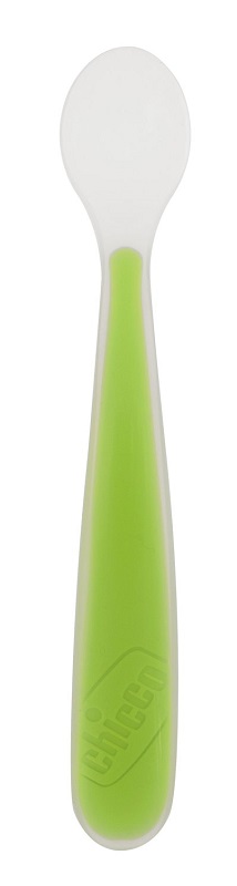 CHICCO SOFTLY SPOON CUCCHIAIO MORBIDO IN SILICONE VERDE 6M+ - Farmacia Murachelli Di Putelli dr. Giovanni