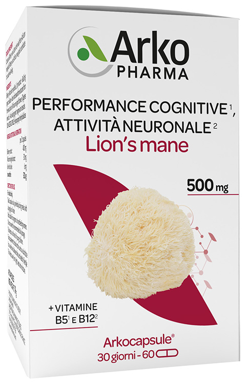 ARKOCAPSULE LION'S MANE 60 CAPSULE - Farmacia Murachelli Di Putelli dr. Giovanni