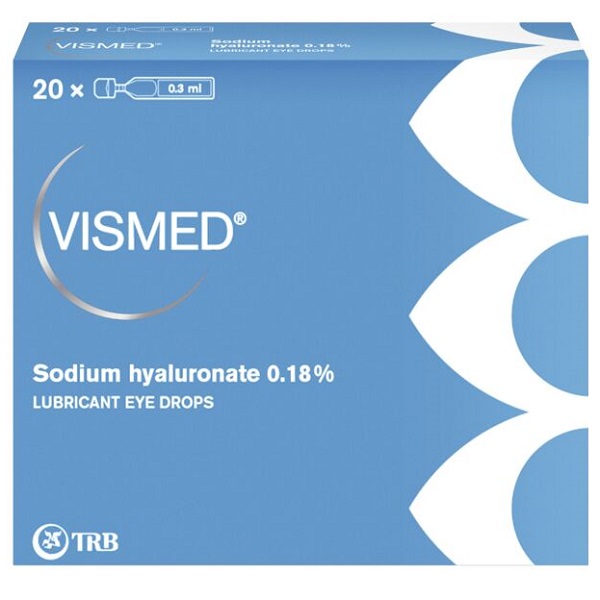 COLLIRIO LUBRIFICANTE VISMED CON ACIDO IALURONICO 0,18% 20 FIALETTE DA 0,3 ML - Farmacia Murachelli Di Putelli dr. Giovanni