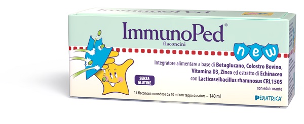 IMMUNOPED FLACONCINI 14 FLACONCINI MONODOSE DA 10 ML CON EDULCORANTE SENZA GLUTINE - Farmacia Murachelli Di Putelli dr. Giovanni